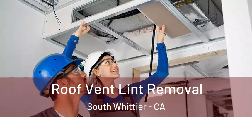  Roof Vent Lint Removal South Whittier - CA
